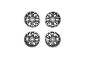 Ford F-150 Wheels - Ford Racing - 18x7.5, Cast, Set of 4; Includes Center Caps and TPMS Sensor + Activation Tool - Matte Gray - `15-`22 Ford F-150 Wheels - Ford Racing - 18x7.5, Cast, Set of 4; Includes Center Caps and TPMS Sensor + Activation Tool - Matte Gray - `15-`22